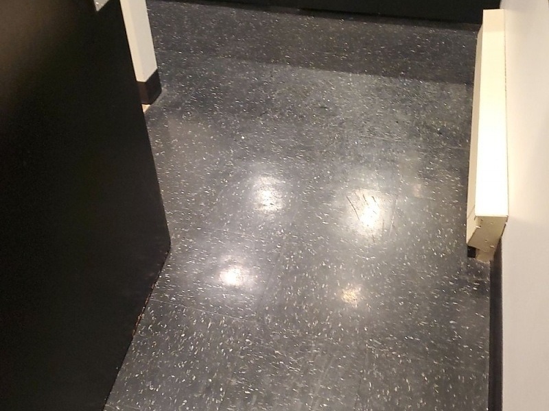  Office floor after cleaning