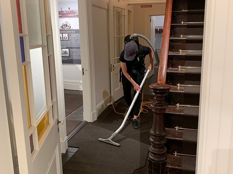  Office carpet cleaning and vacuuming